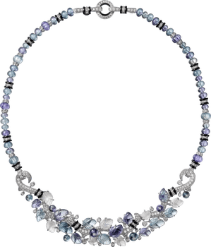 blue cartier dia necklace