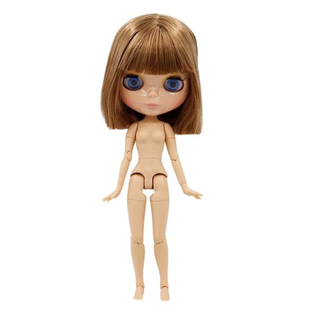 ICY DBS Blyth doll joint body short oil hair and Tan skin glossy faceblack matte face special price icy Licca toy girl gift|Dolls| - AliExpress