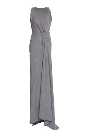 Draped Cotton Maxi Dress By Victoria Beckham | Moda Operandi