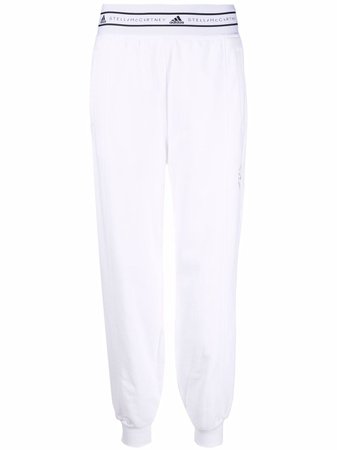 Adidas By Stella McCartney logo-print Organic Cotton Track Pants - Farfetch
