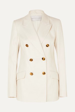 Rebecca Vallance | Taylor linen and cotton-blend blazer | NET-A-PORTER.COM