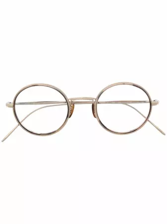 Oliver Peoples Round changeable-lense Glasses - Farfetch
