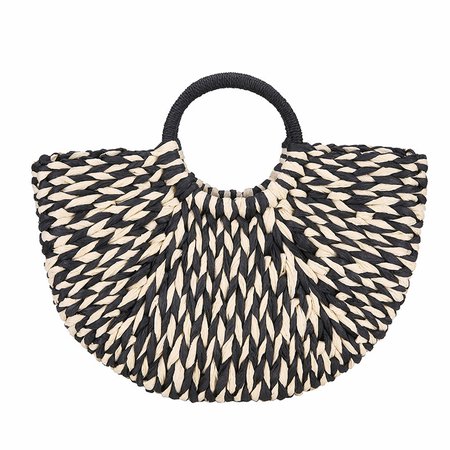 Fashion-Black-and-white-Straw-Handbags-Women-Summer-Beach-Bag-2019-New-Rattan-Bag-Handmade-Vintage.jpg (800×800)