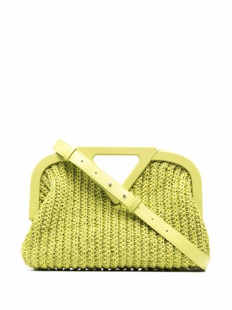 Bottega Veneta Point crochet-effect top-handle bag green 658655V0T21 - Farfetch