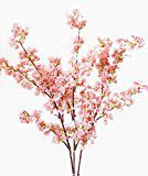 Amazon.com: CYCTECH® Artificial Silk Cherry Blossom Branches Flowers Stems Fake Flower Arrangements for Home Wedding Decoration (Pink): Home & Kitchen