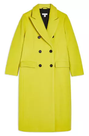 Topshop Toni Double Breasted Longline Coat | Nordstrom