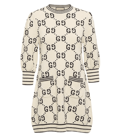 GG cotton-blend minidress $1,980 |Gucci