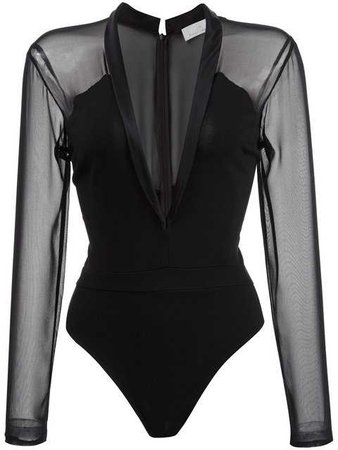 Fleur DU Mal Tuxedo Bodysuit $345 - Shop SS17 Online - Fast Delivery, Price