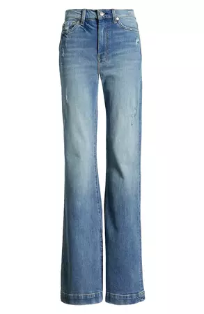 7 For All Mankind Dojo Ultrahigh Waist Flare Leg Jeans | Nordstrom