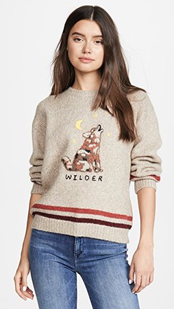 MOTHER Свободный пуловер из шерсти альпака | SHOPBOP