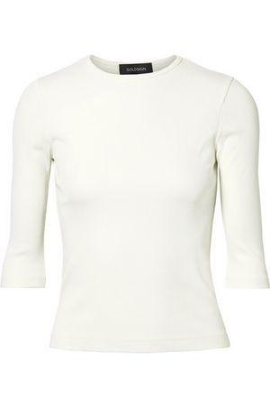 Goldsign | The Rib stretch cotton-blend jersey top | NET-A-PORTER.COM