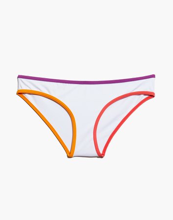 x Solid & Striped Colorblock Tipped Bikini Bottom