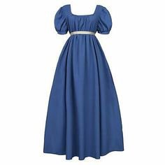 Dresses for Women with Satin Sash Ruffle Empire Waist Dress Gown（Royal Blue）