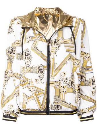 Versace Jeans signature print bomber jacket $331 - Buy Online SS19 - Quick Shipping, Price