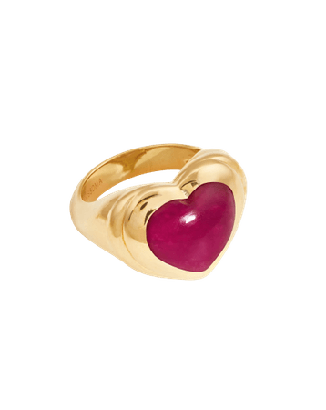 Missoma - Jelly Heart Gemstone Ring