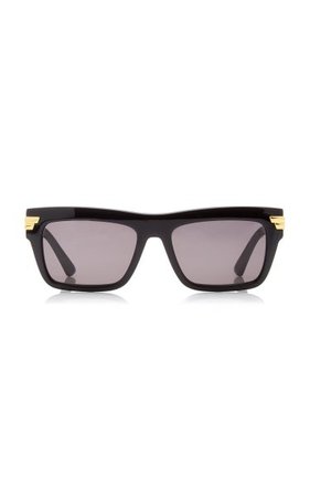 Oversized Acetate Square-Frame Sunglasses By Bottega Veneta | Moda Operandi