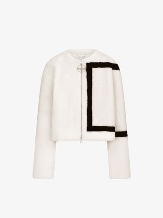 Zipped jacket in shearling | GIVENCHY Paris