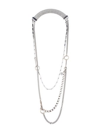 Celine Céline Multistrand Chain-Link Necklace - Necklaces - CEL77680 | The RealReal