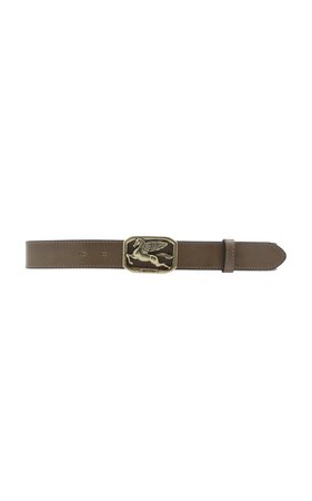 Logo Plaque Leather Belt by Etro | Moda Operandi