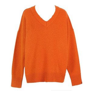 MOCOBLING you are the truth knit v neck top sweater