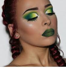 red and green makeup - Google Search