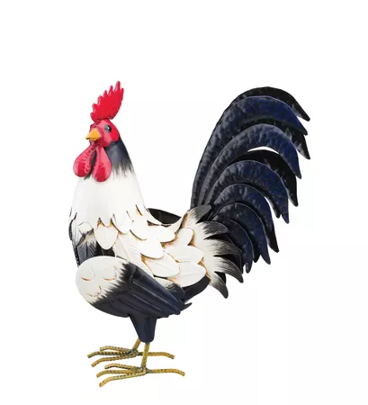 Black & White Rooster Decor - The Old Farmer's General Store