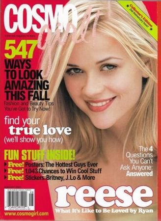REESE WITHERSPOON - COSMO GIRL Mag Aug 2001 - BRAND NEW - No Label | eBay