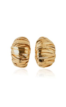Blass 18k Gold-Plated Earrings By Paola Sighinolfi | Moda Operandi
