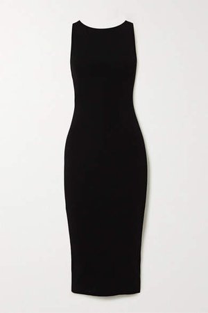 Gauge81 GAUGE81 - Madrid Cutout Stretch-knit Midi Dress - Black