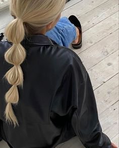 Blonde ponytail