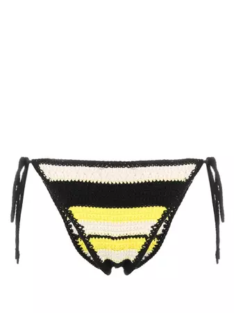 GANNI Crochet String bikini-bottoms - Farfetch
