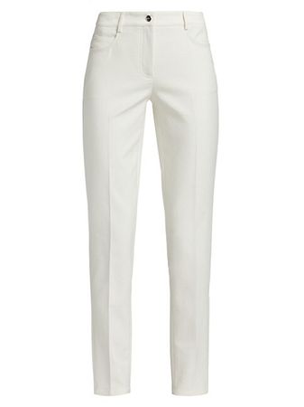 Shop Akris Magda Pleated Ankle-Crop Trousers | Saks Fifth Avenue