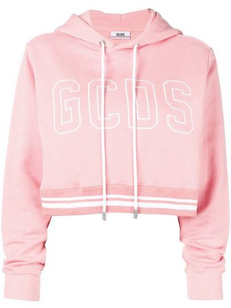 Gcds cropped logo hoodie $229 - Buy Online SS19 - Quick Shipping, Price