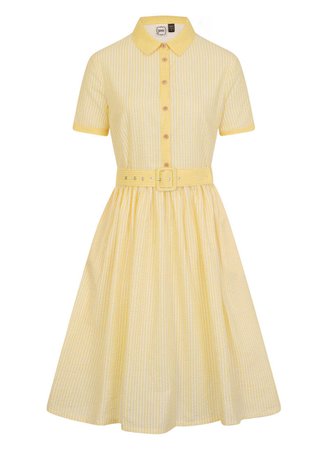 yellow gingham dress