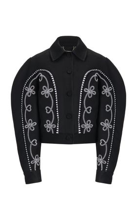 Embellished Virgin Wool Jacket By Chloé | Moda Operandi