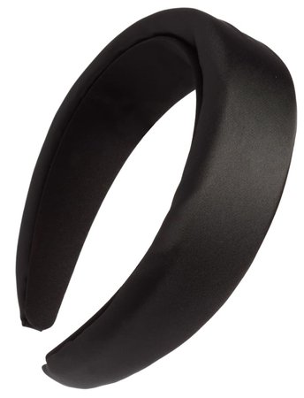 black padded headband