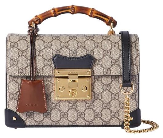 Gucci Padlock Small Leather-trimmed Printed Coated-canvas Tote Cross Body Bag - Tradesy