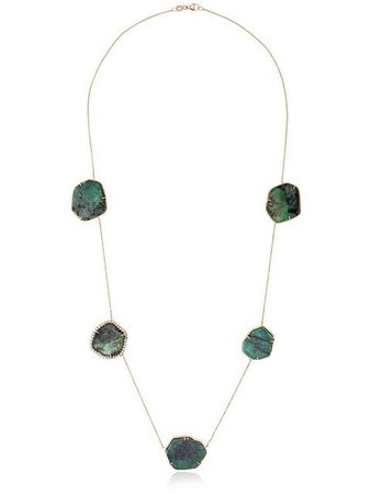 Kimberly Mcdonald sliced emerald necklace