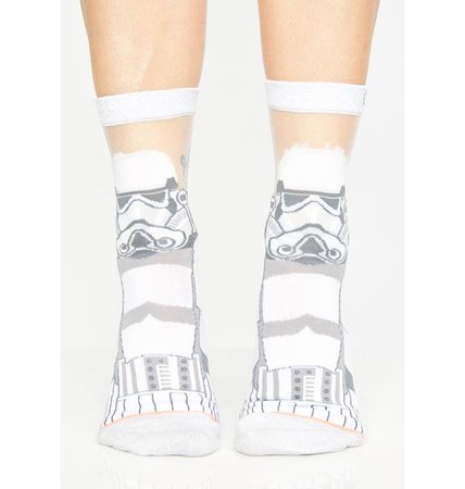 Storm Trooper Monofilament Socks