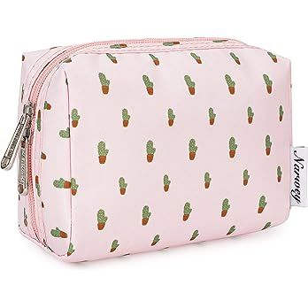 Amazon.com : Narwey Small Makeup Bag for Purse Travel Makeup Pouch Mini Cosmetic Bag for Women (Cactus, Small) : Beauty & Personal Care