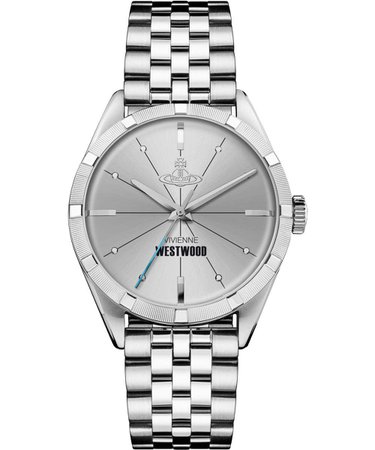 Vivienne Westwood Conduit Quartz watch stainless steel silver - VV192SLSL | wardow.com