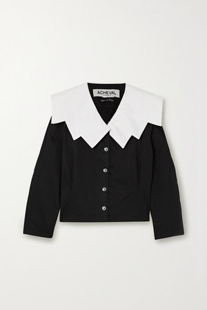 Àcheval Pampa | Evita cotton-blend blouse | NET-A-PORTER.COM