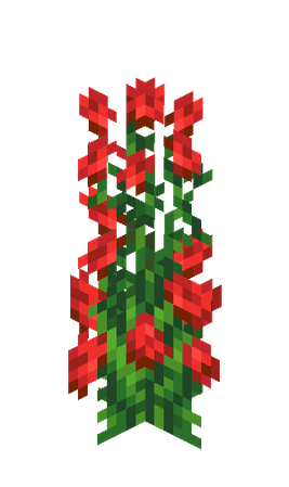 Minecraft Flower, Rose bush