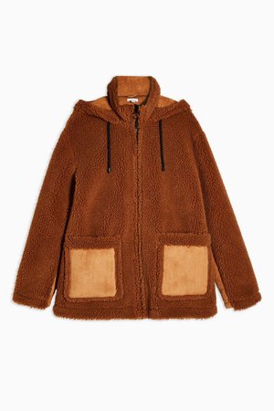Brown Borg Parka Jacket | Topshop brown