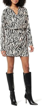 Amazon.com: The Drop Women's Mack Silky Wrap Mini Dress : Clothing, Shoes & Jewelry