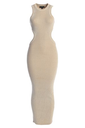 JLUXLABEL FALL TAUPE MADE TO MOVE DRESS