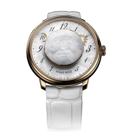 FABERGÉ, Dalliance Lady Levity watch with mother-of-pearl dial