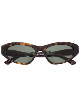 Balenciaga Eyewear cat-eye Tortoiseshell Sunglasses - Farfetch