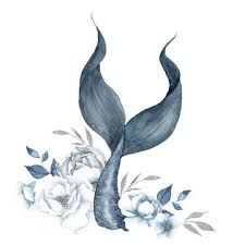 watercolor mermaid tail drawing - Google Search