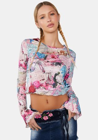 Picture Perfect Summer Crop Top – Dolls Kill